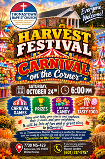 Thomastown Baptist Church Host “Carnival on the Corner” Harvest Festival