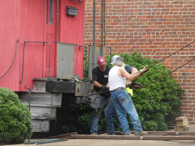 Photos: Historic Kosciusko caboose begins long-awaited move through downtown