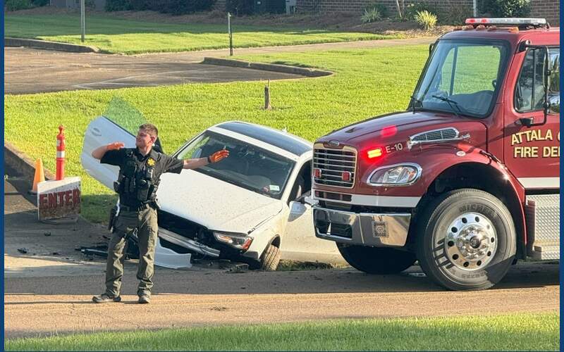 Crash on Williamsville Road in Attala Monday Evening