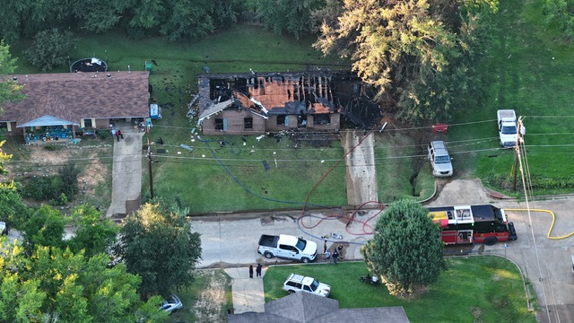 Home on Gilliland Street Destroyed in Fire Monday Afternoon
