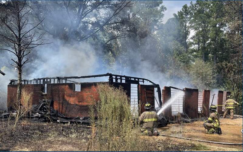 Old Store Building in Attala Destroyed by Fire