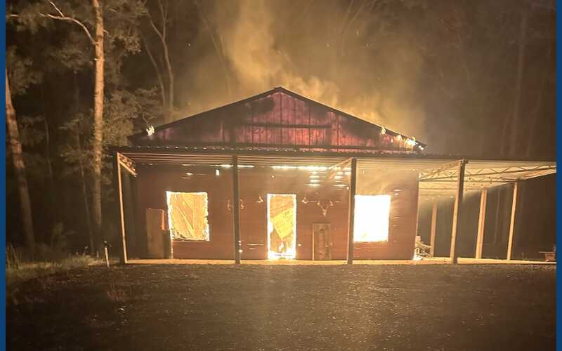 Camp House Destroyed in Early Morning Fire in Attala