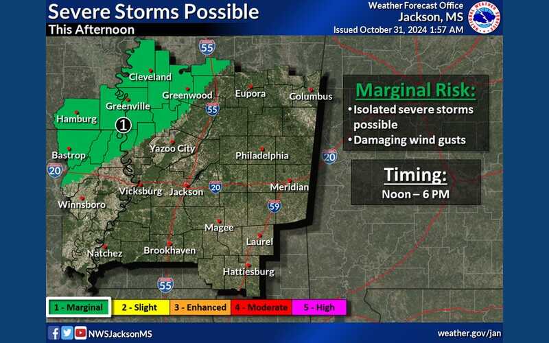 Storms Possible with Today’s Cold Front