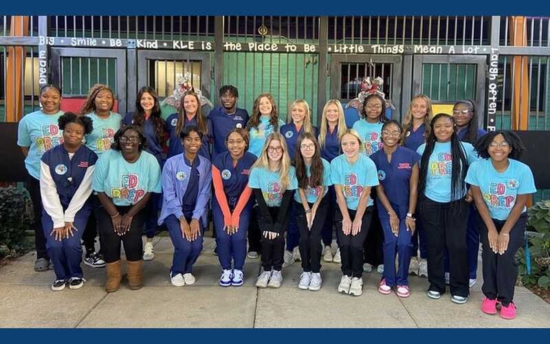 Photos: Kosciusko-Attala CTC Ed Prep and Health Science classes promote handwashing skills at Kosciusko Lower Elementary