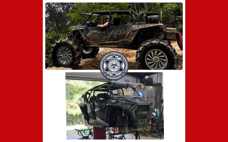 Polaris UTV stolen from Neshoba County recovered in Attala County