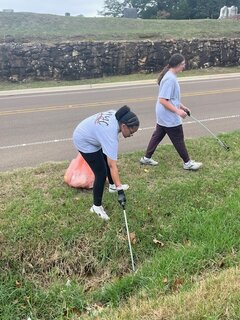 Photos: Mayor’s Youth Council and other students help clean up Kosciusko
