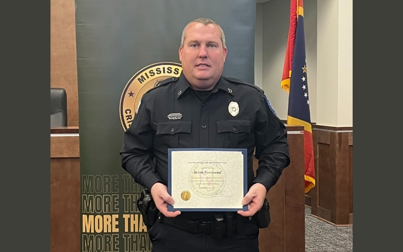 Kosciusko Police Officer Completes Crisis Intervention Training
