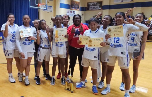 Photo: McAdams Lady Bulldogs win District Tournament Championship