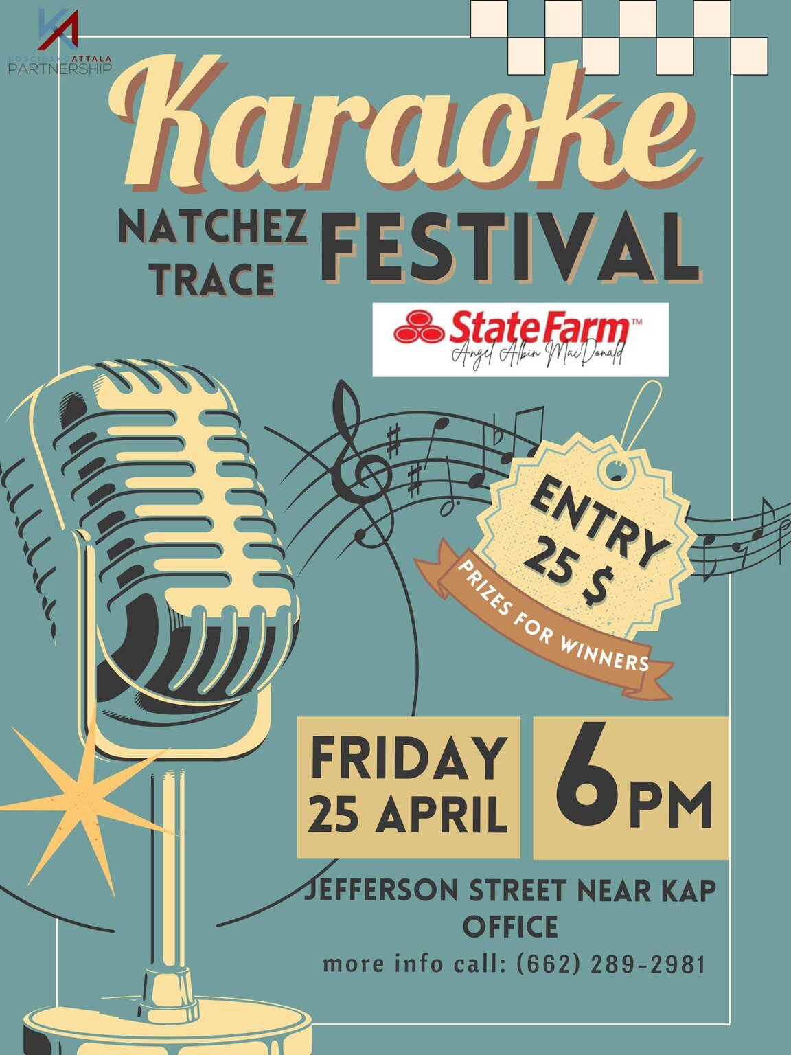 Karaoke competition returning to Natchez Trace Festival