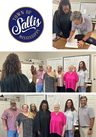 Photo: Town of Sallis officials sworn in