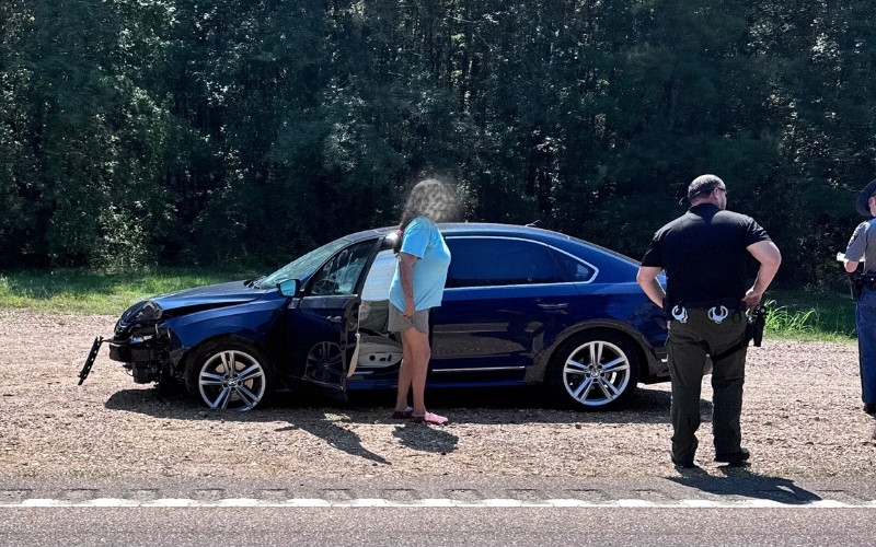 Car Strikes Mailbox on Hwy 12 Thursday Afternoon