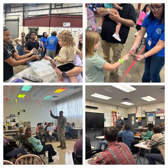 Kosciusko Attala Career Tech students volunteer at fair, explore careers