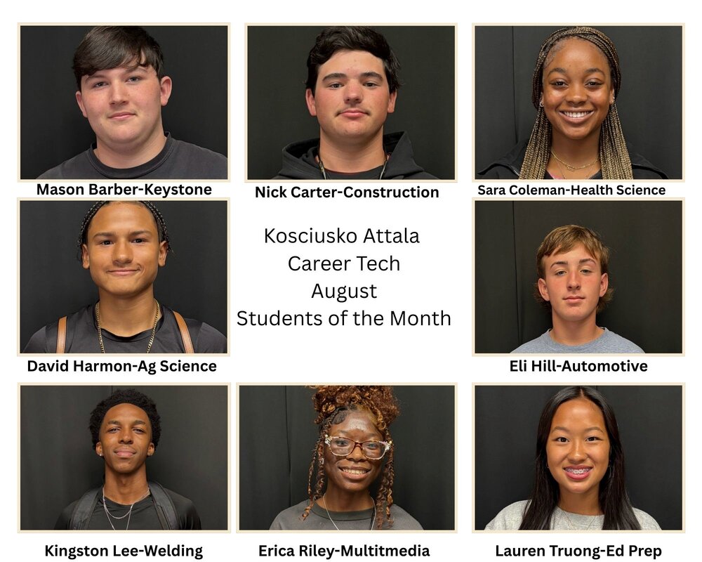 Photo: Career Tech Center announces Students of the Month