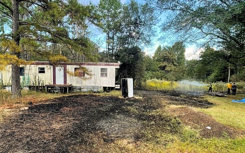 Good Samaritan and Firefighters Save Mobile Home from Burning Wednesday in Attala