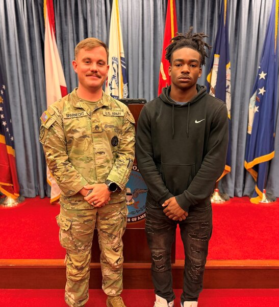 Photo: Local student joins National Guard
