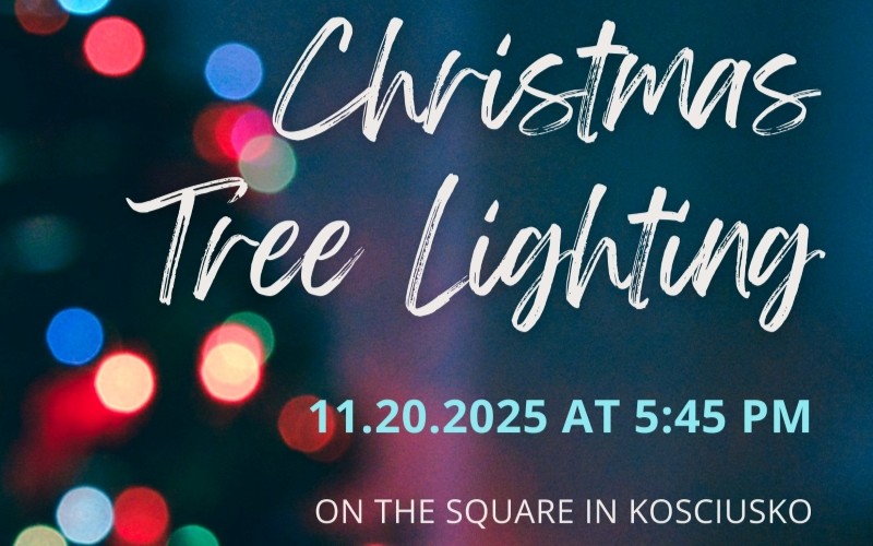Kosy Lights Tree Lighting Set for November 20 on the Square