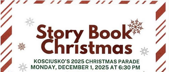 Date and theme announced for Kosciusko Christmas Parade