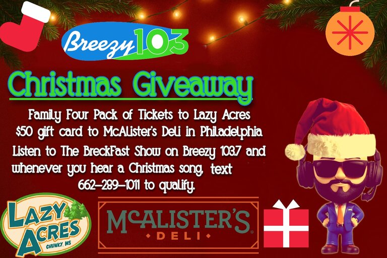 The BreckFast Show wants to send you to Lazy Acres and McAlister’s