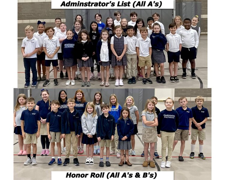 Photos: PDS announces 1st Quarter honor roll students