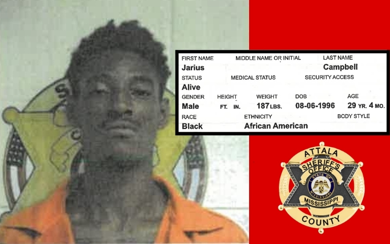 Attala County Sheriff’s Office Continues Search for Jarius Campbell