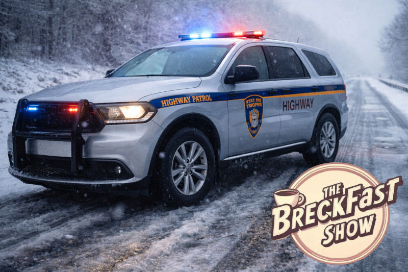 Audio: Winter Driving Safety Tips from the Mississippi Highway Patrol on The BreckFast Show