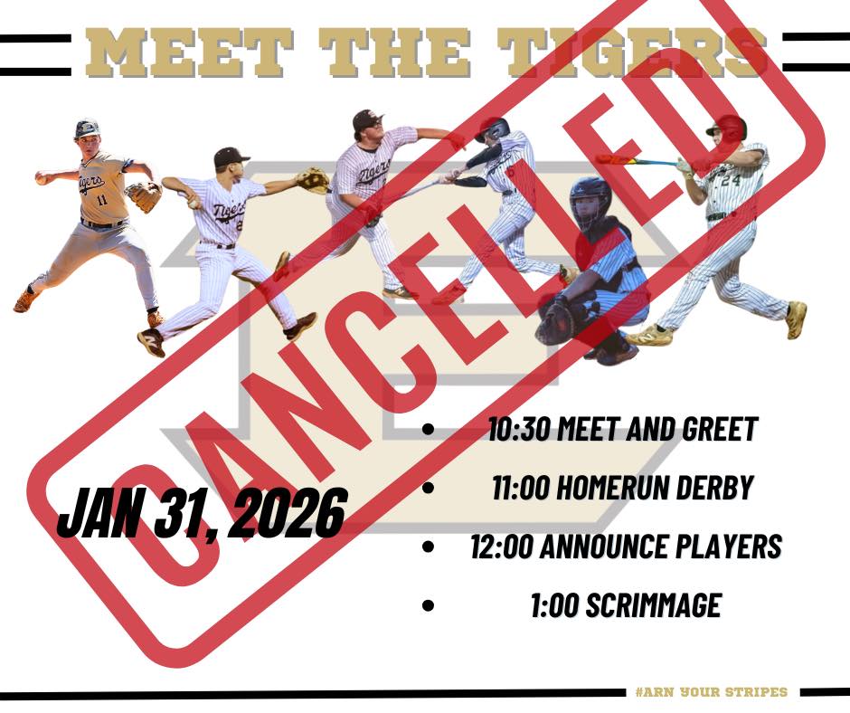Ethel Baseball cancels Meet the Tigers event due to cold weather