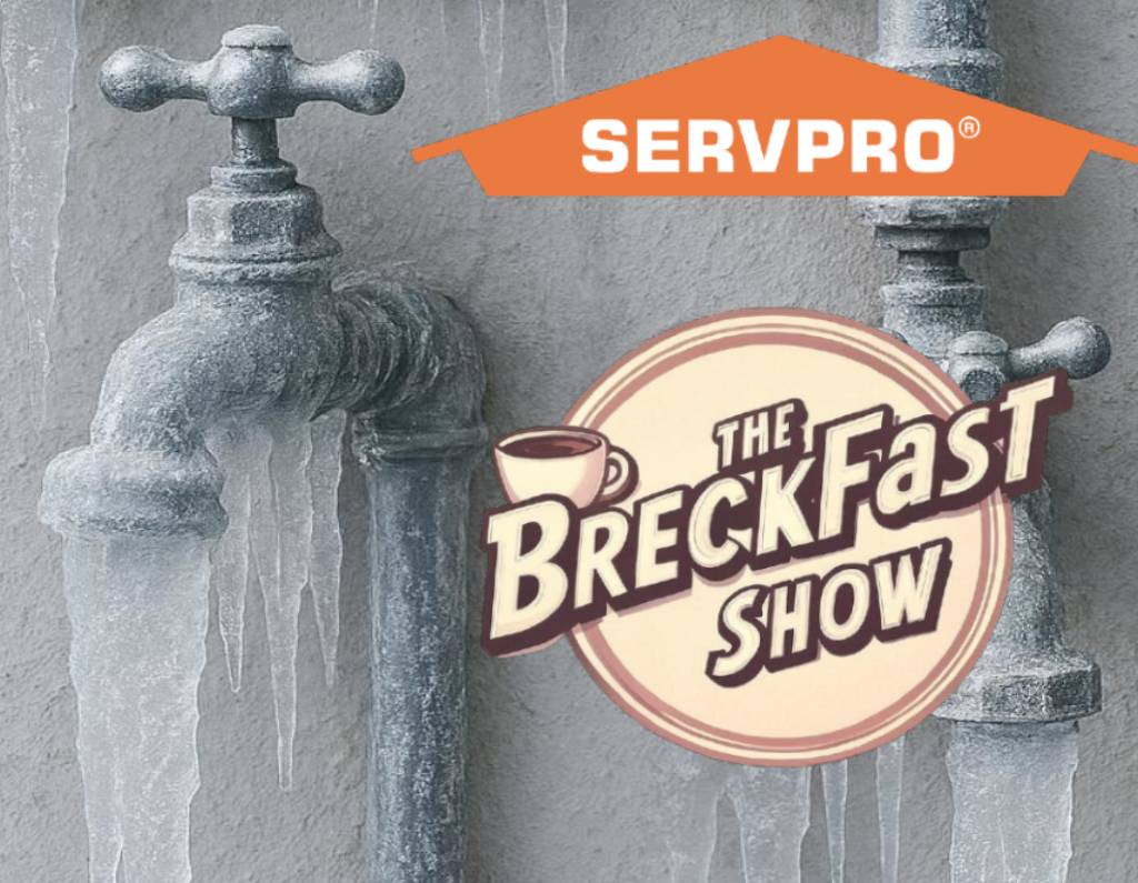 Servpro GM discusses protecting pipes/winter weather prep on The BreckFast Show
