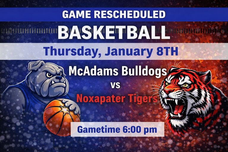 McAdams–Noxapater Game Rescheduled Due to Weather Concerns