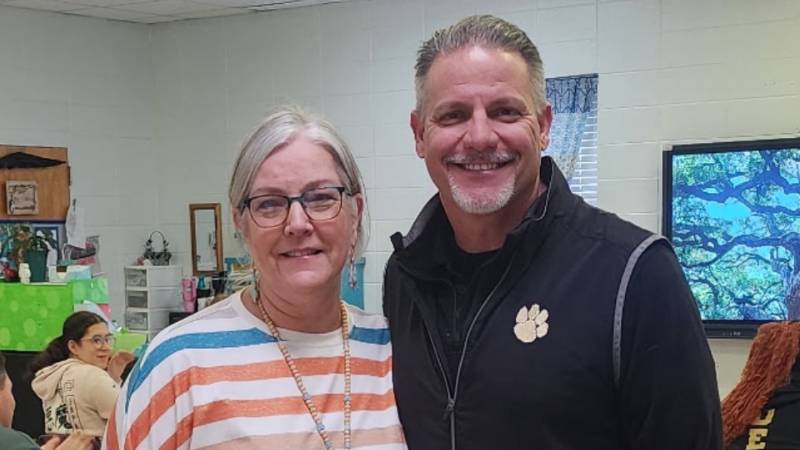 Photo: Ethel announces January Teacher of the Month