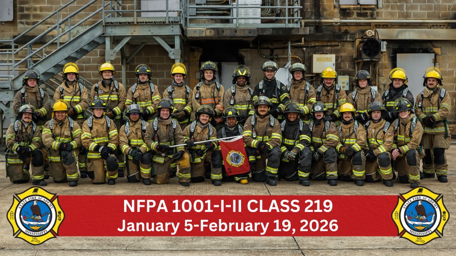 Attala County Firefighter Graduates MS State Fire Academy