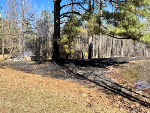 Sunday Grass Fire on Williamsville Rd.