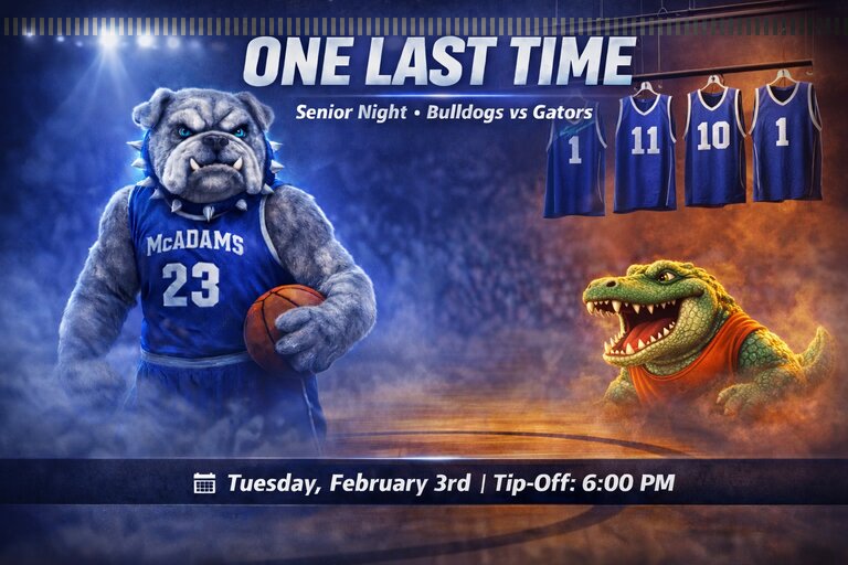 Happening today: McAdams Bulldogs Host Leake County for Senior Night