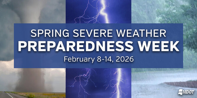 MDOT Urges Mississippians to Stay Alert and Prepare for Spring Severe Weather