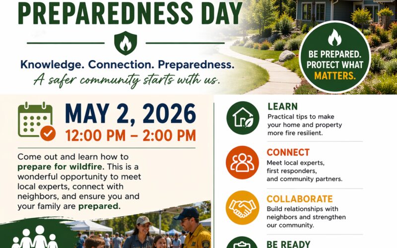 Community Wildfire Preparedness Day set for May 2