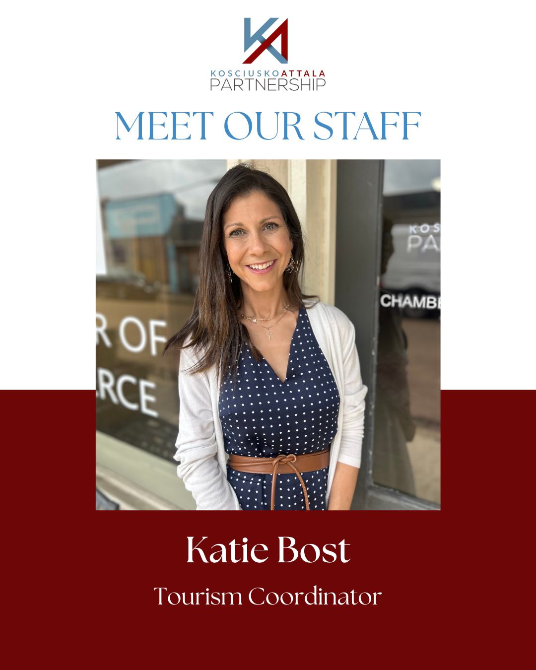 Kosciusko-Attala Partnership Welcomes New Tourism Coordinator