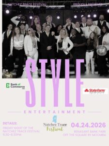 A flyer for Style Entertainment concert featuring an image of the band