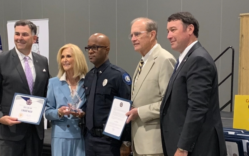 Officer Lenaro Nash Named Kosciusko Police Department’s Top Cop