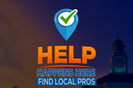 Help Happens Here logo.