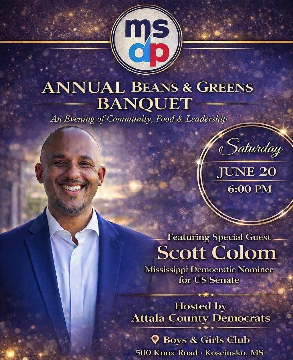 Attala County Democratic Executive Committee to host Juneteenth-themed banquet in Kosciusko