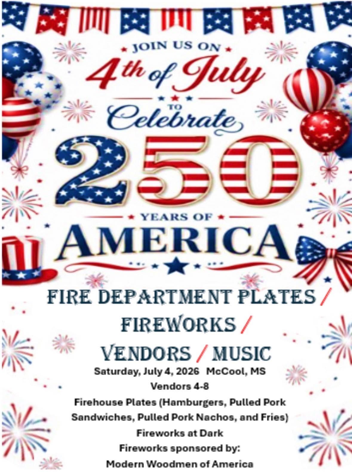 McCool to Host America 250 Independence Day Celebration on July 4