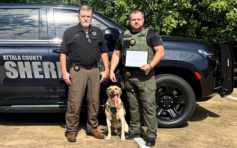 Attala Deputy and K-9 Partner Complete Handler Training Course