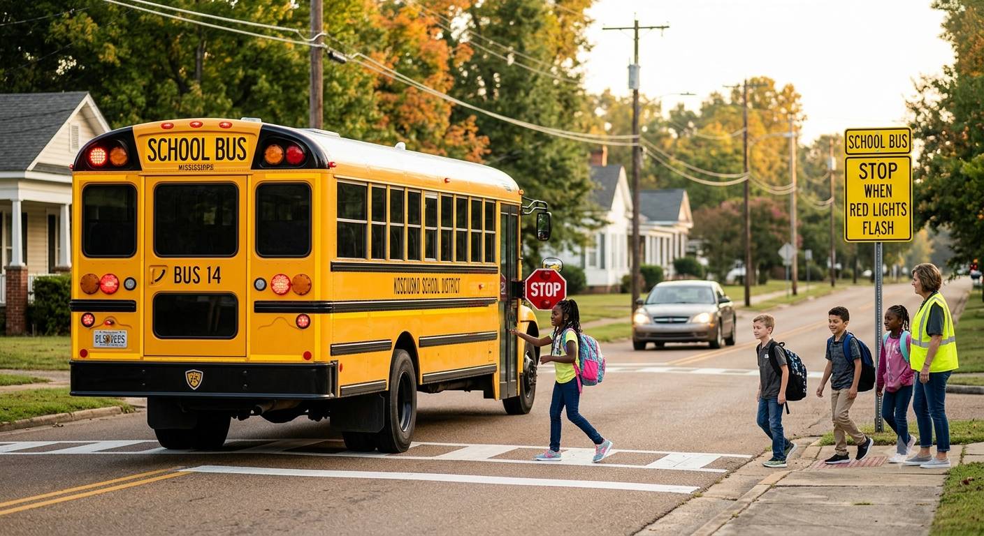 Audio: Kosciusko School District Leaders Emphasize Bus Safety as New School Year Begins