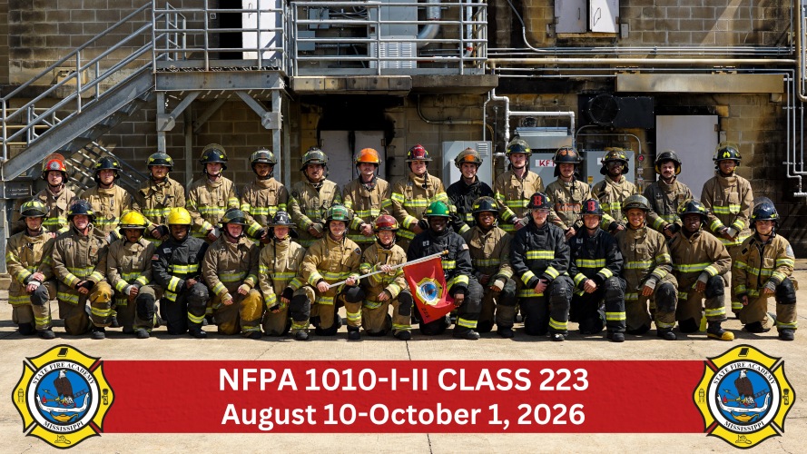 Firefighters from Attala and Philadelphia Graduate State Fire Academy