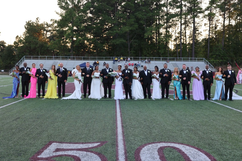Homecoming Court pictured left to right: Leela Coats , Bella Burrell, Libby Sanders, Lindsay Blaine, Sara Coleman, Jessalyn Coats, Sabreya Guyton, Aamiya Edwards, Ella Williams, Morgan Wilder, Anna Payton Kyle *photo by KSD*