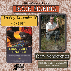 Attala County Library Postpones Author Event to November 16