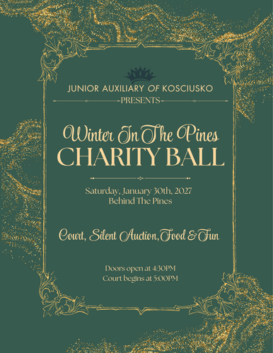 Junior Auxiliary of Kosciusko Announces Return of Charity Ball for 2027